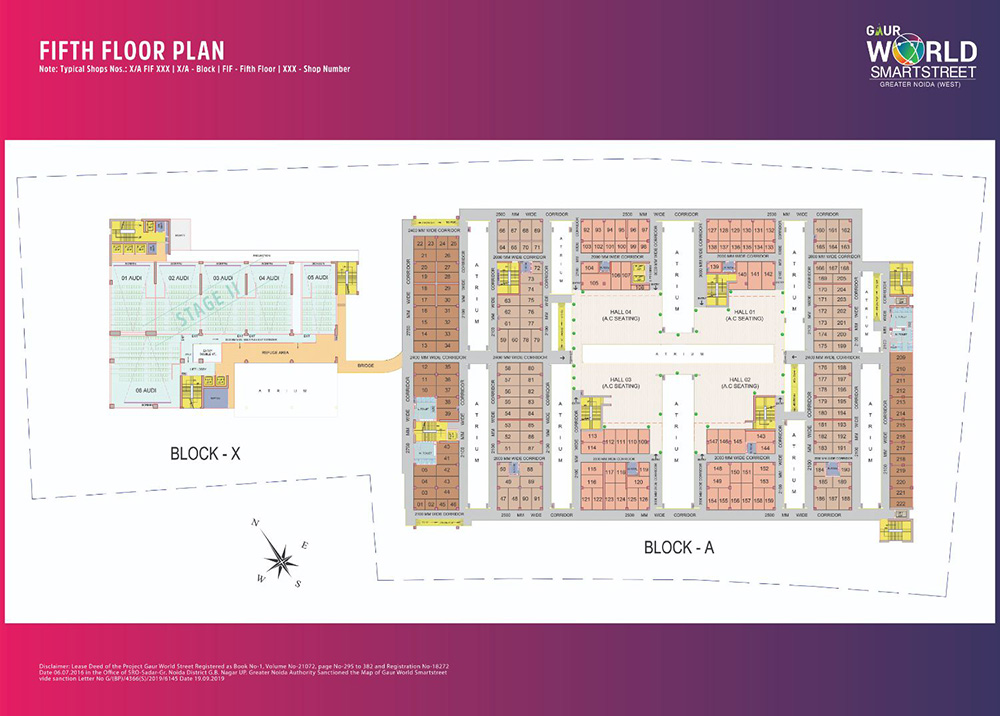 Gaur World SmartStreet 5th floor plan